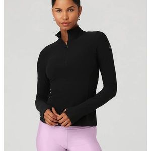 Alo 1/2 Zip Pullover In Blue